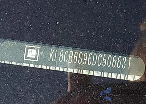 2013 Chevrolet Spark Ls Auto из США, поврежденный, VIN KL8CB6S96DC506631